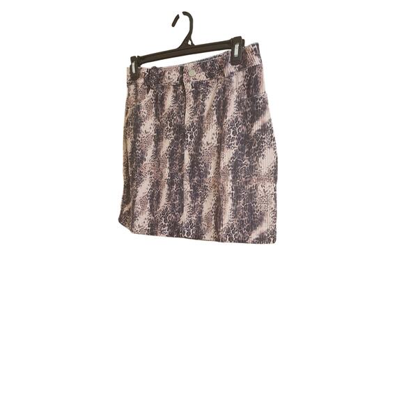 Savanah Jane Animal Print Mini Skirt - Picture 1 of 4